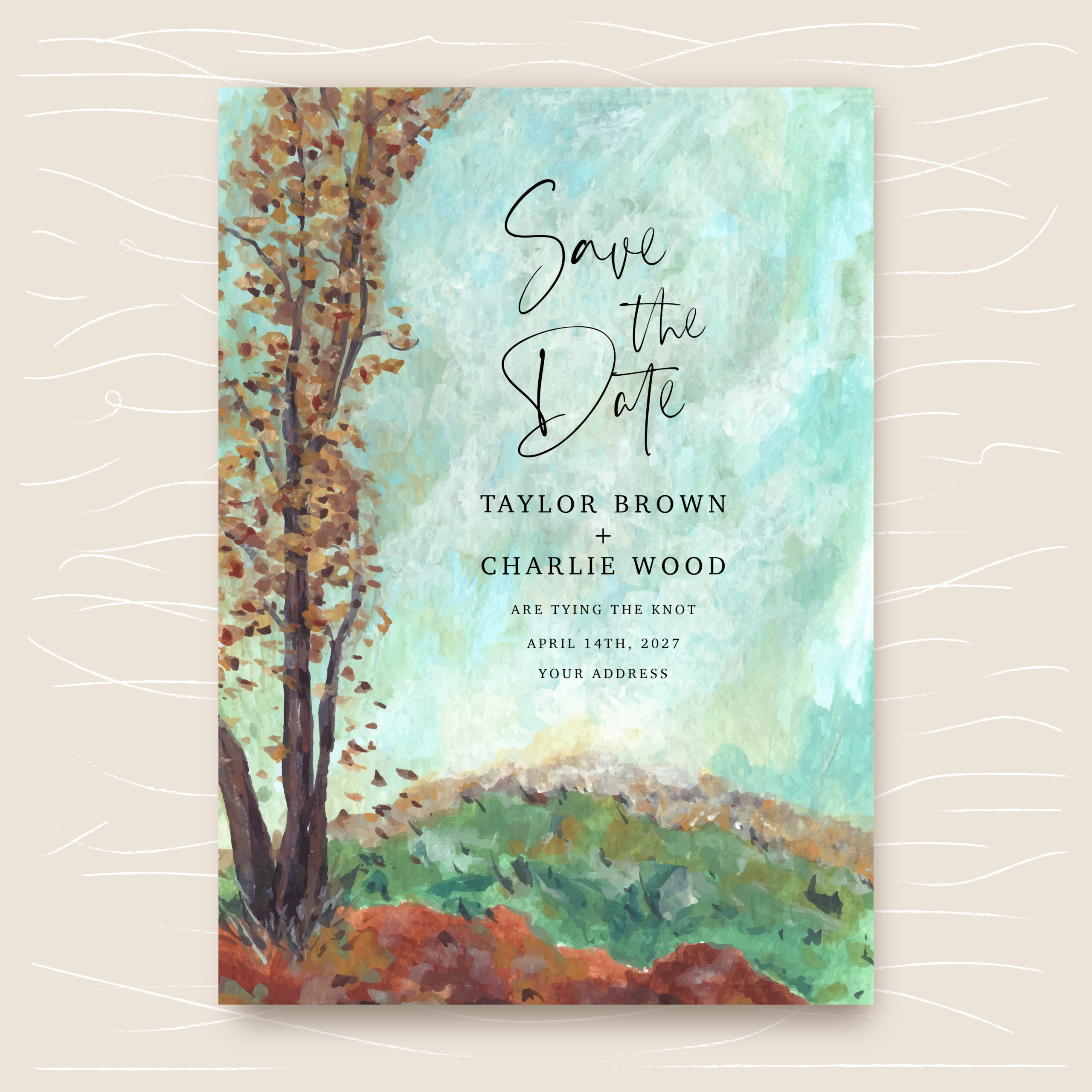 partecipazione matrimonio originale